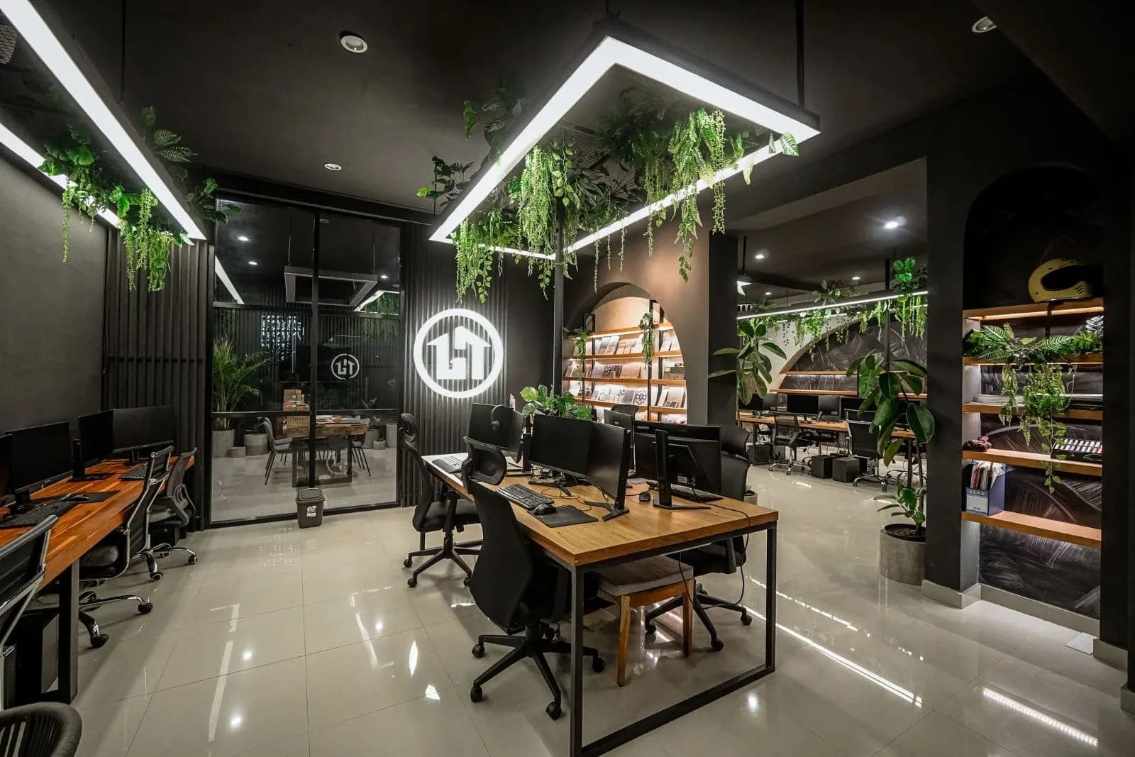 Het ontwerpstudio van Balitecture in Kerobokan, Bali