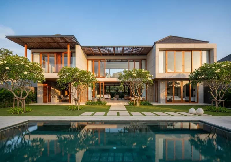 Completed Balitecture villa ready for handover and management