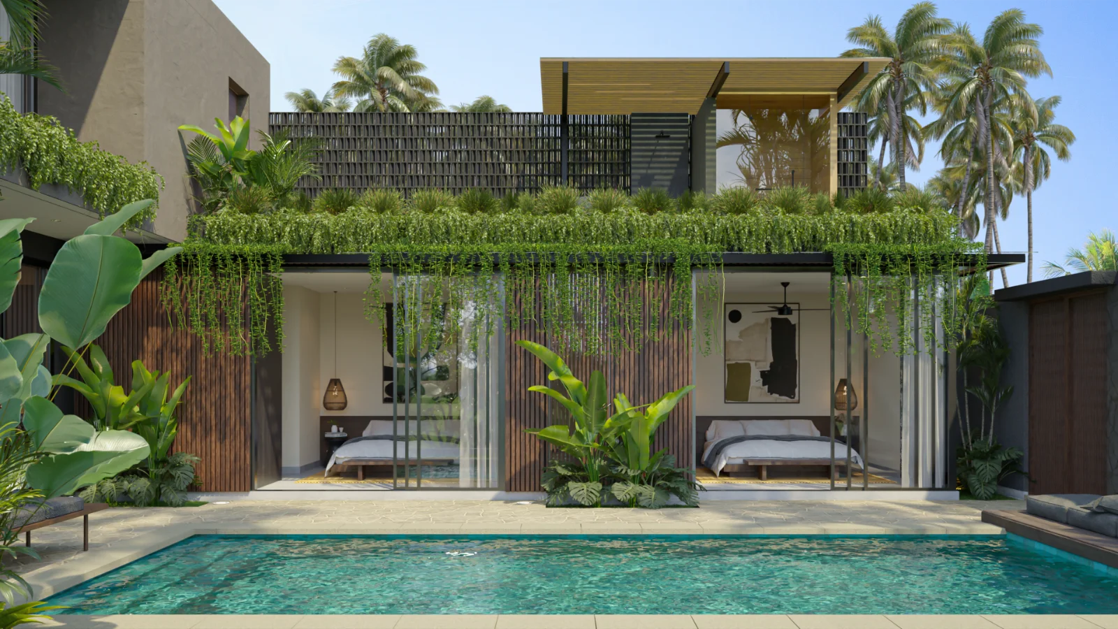 Nara Villas 3 Bedroom - private pool villa exterior