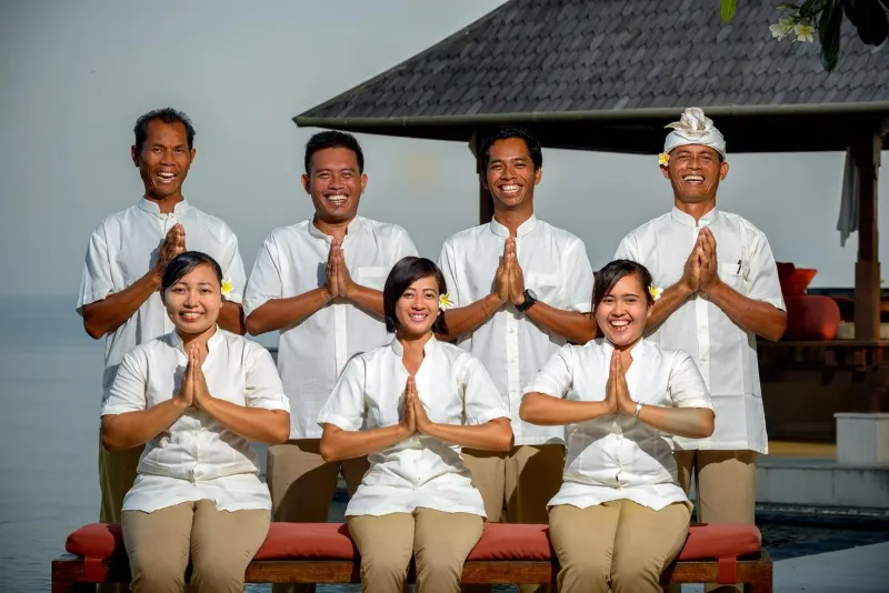 Nara Villas personal butler team - dedicated 24/7 guest service