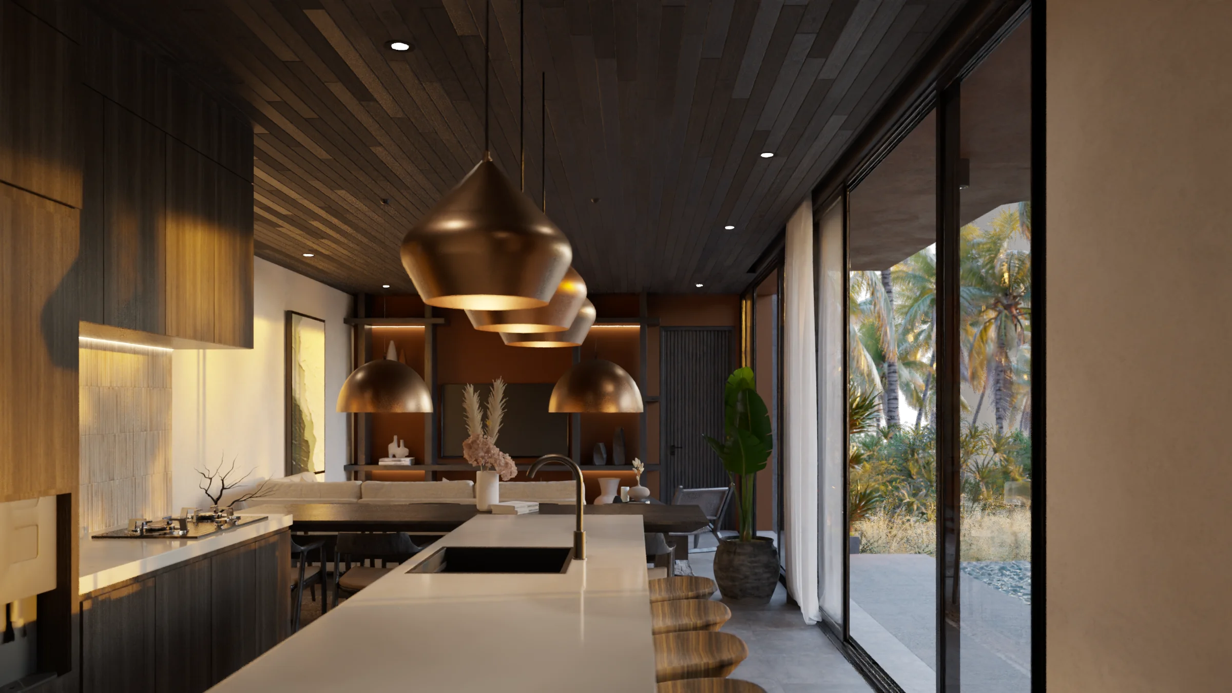 Suku 4-bedroom kitchen and dining zone