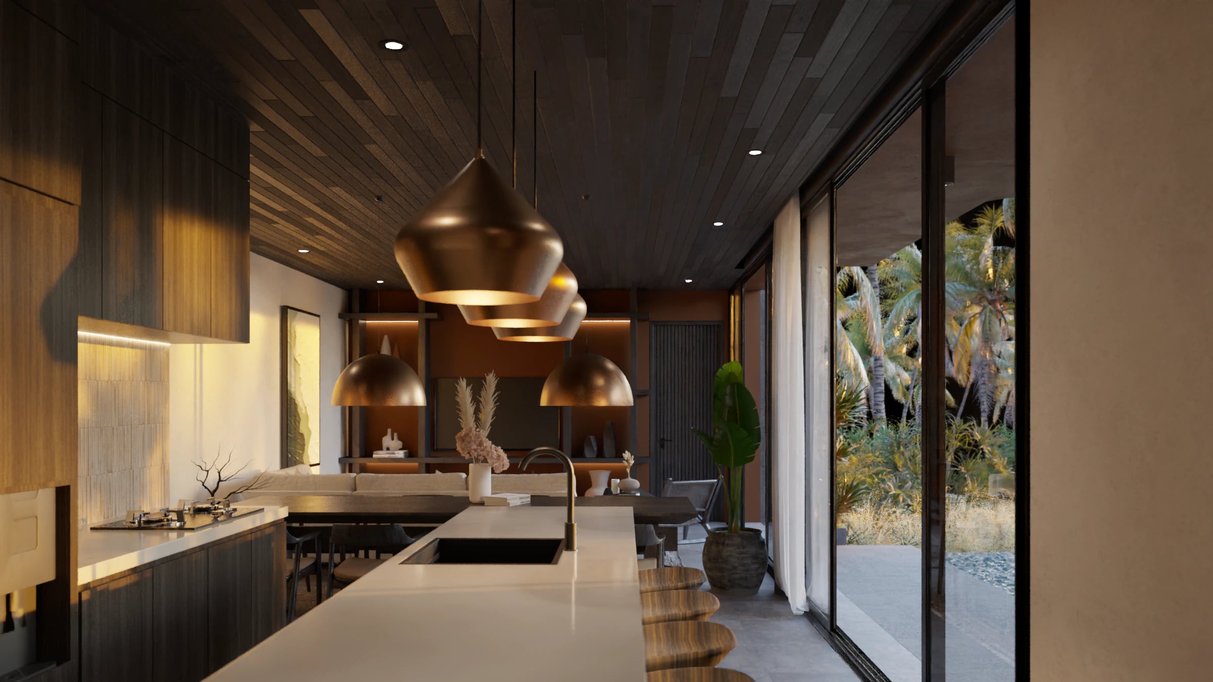 Suku 4-bedroom kitchen and dining zone