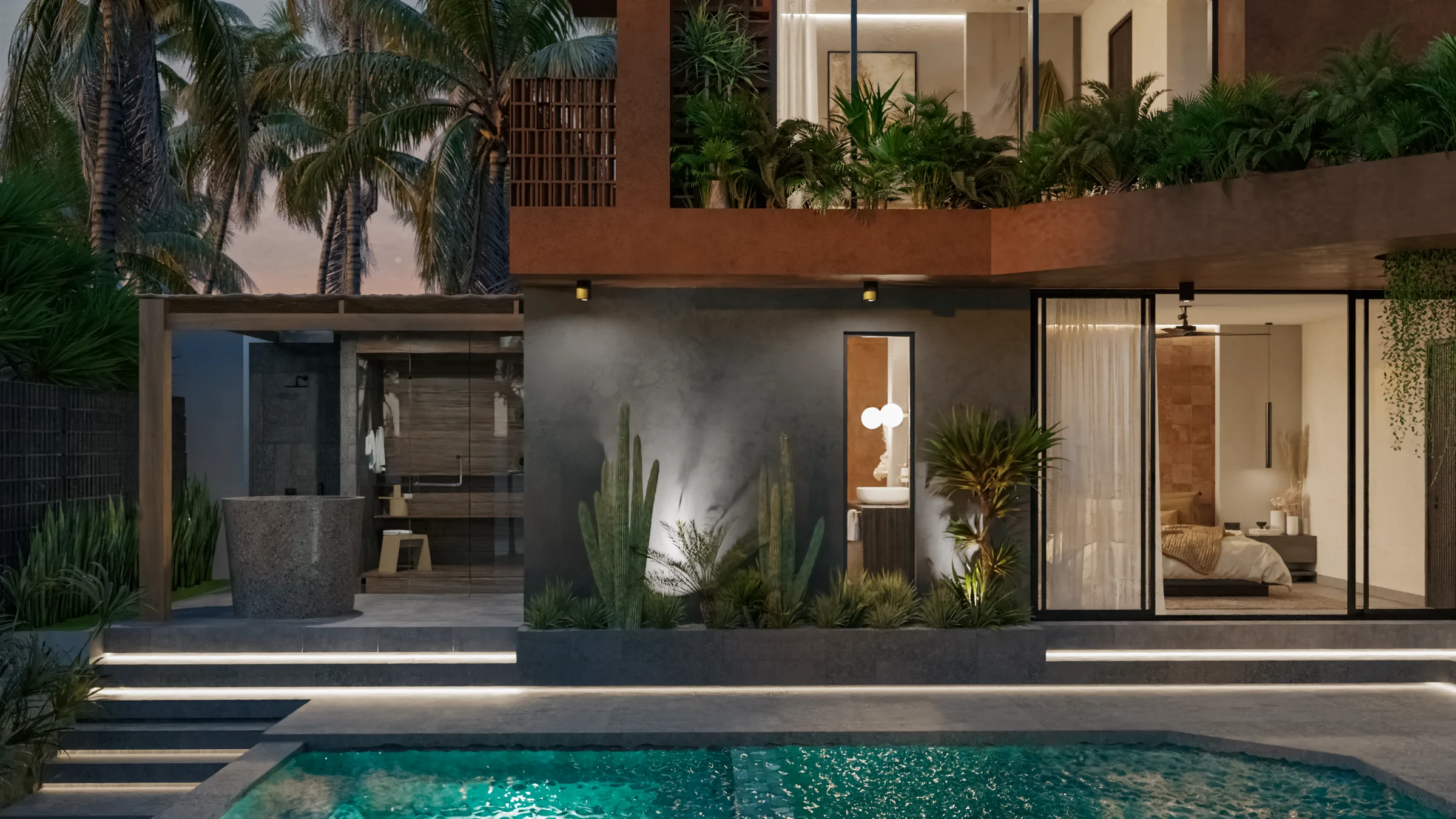 Suku 4-bedroom outdoor lounge zone