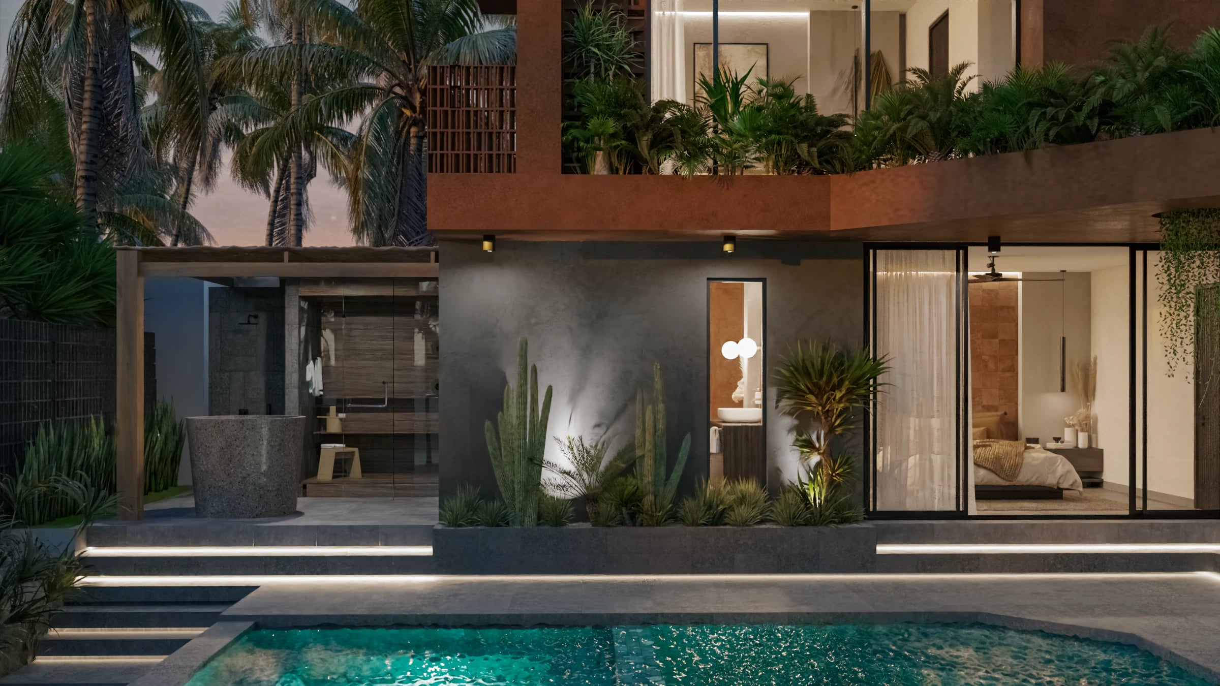 Suku 4-bedroom outdoor lounge zone