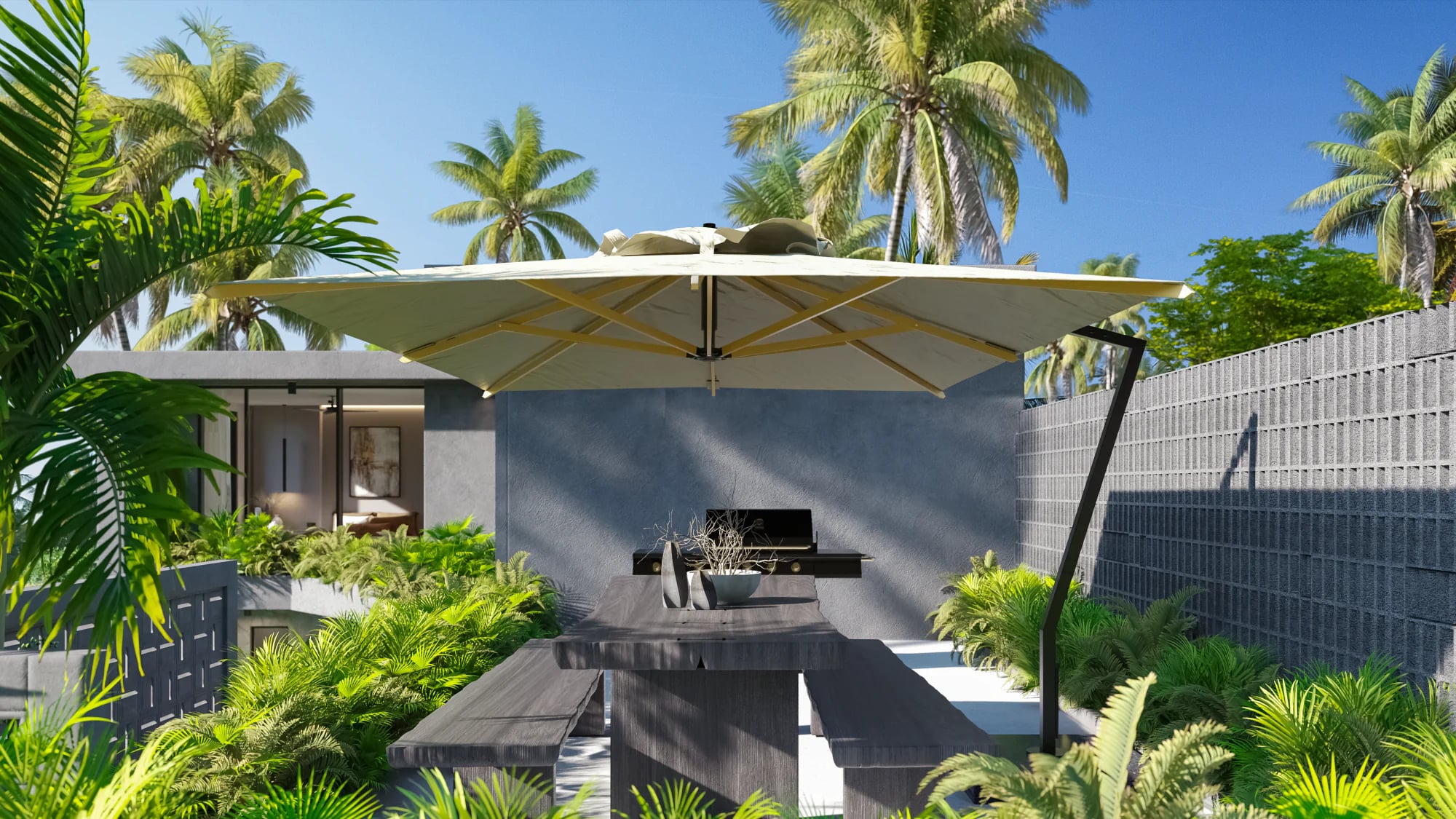 Suku 4-bedroom outdoor lounge zone