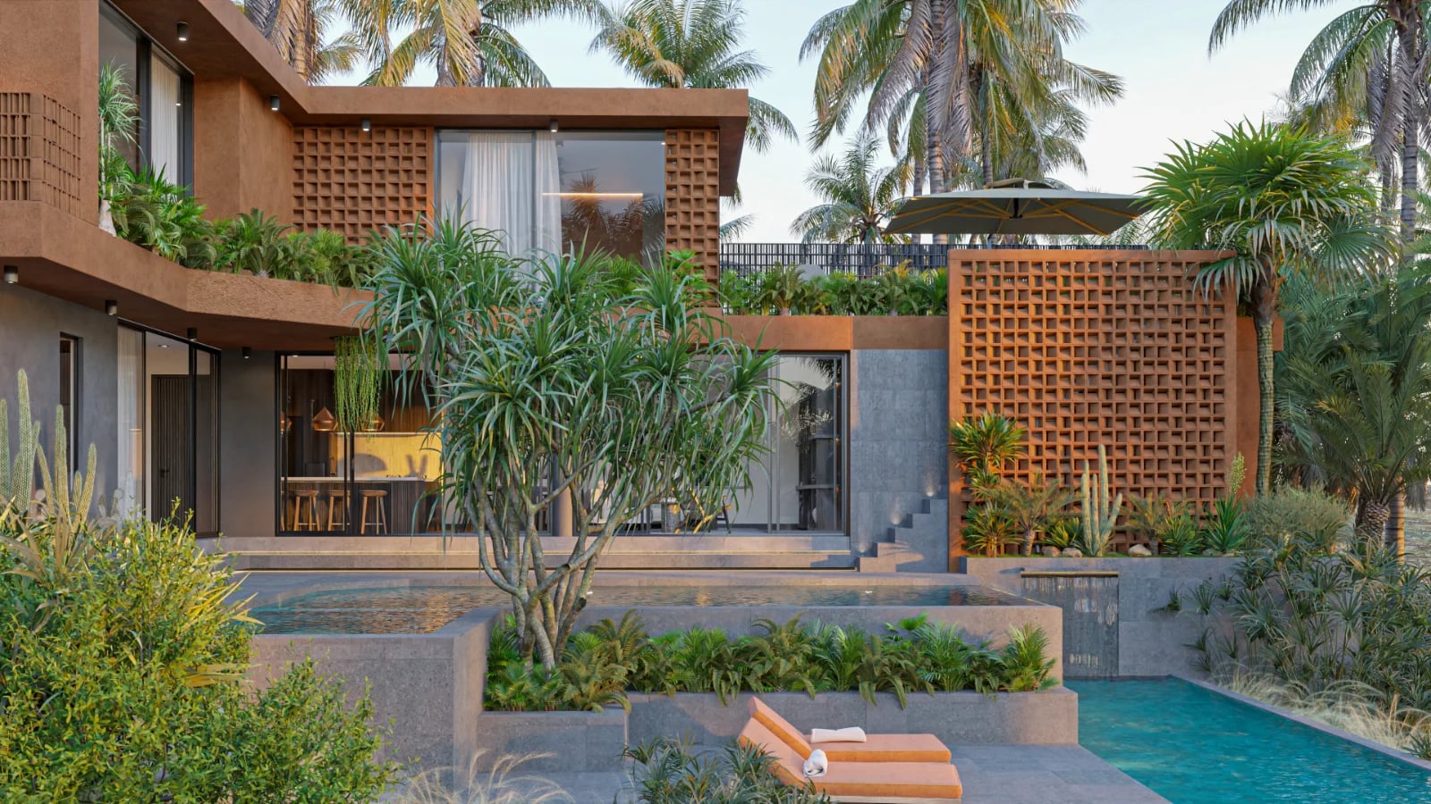 Suku Residences 4 Bedroom - flagship villa with waterfall pool option
