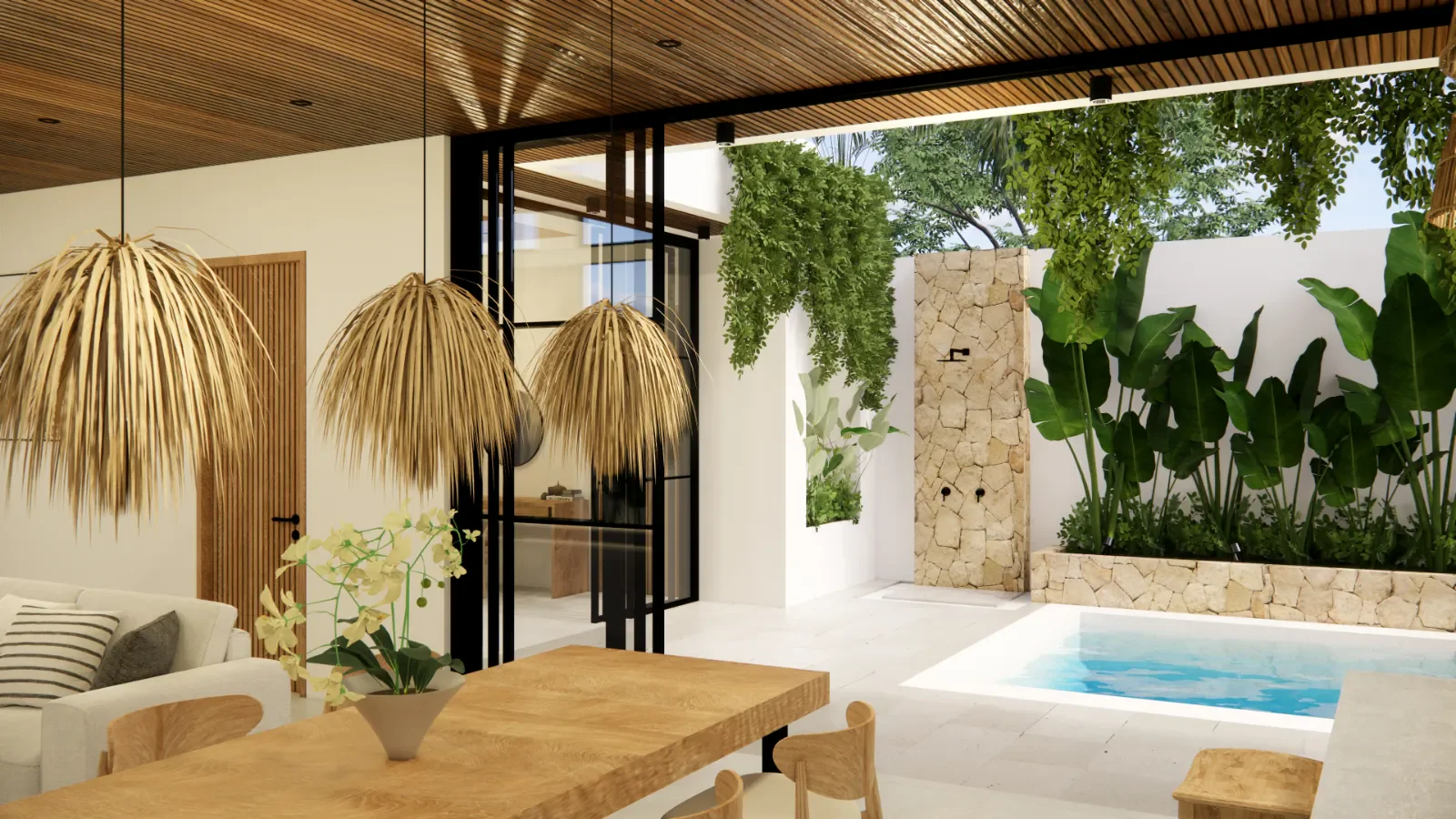 Adaya Bali 2BDR - Modern Tropical villa by Balitecture