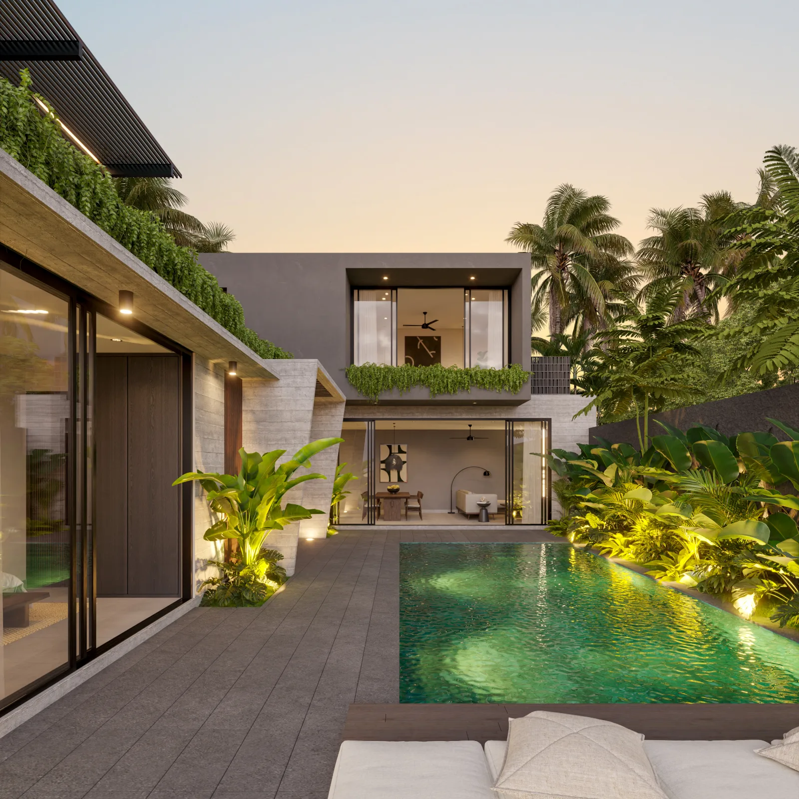 Dasa Uluwatu 3BDR - design by Balitecture