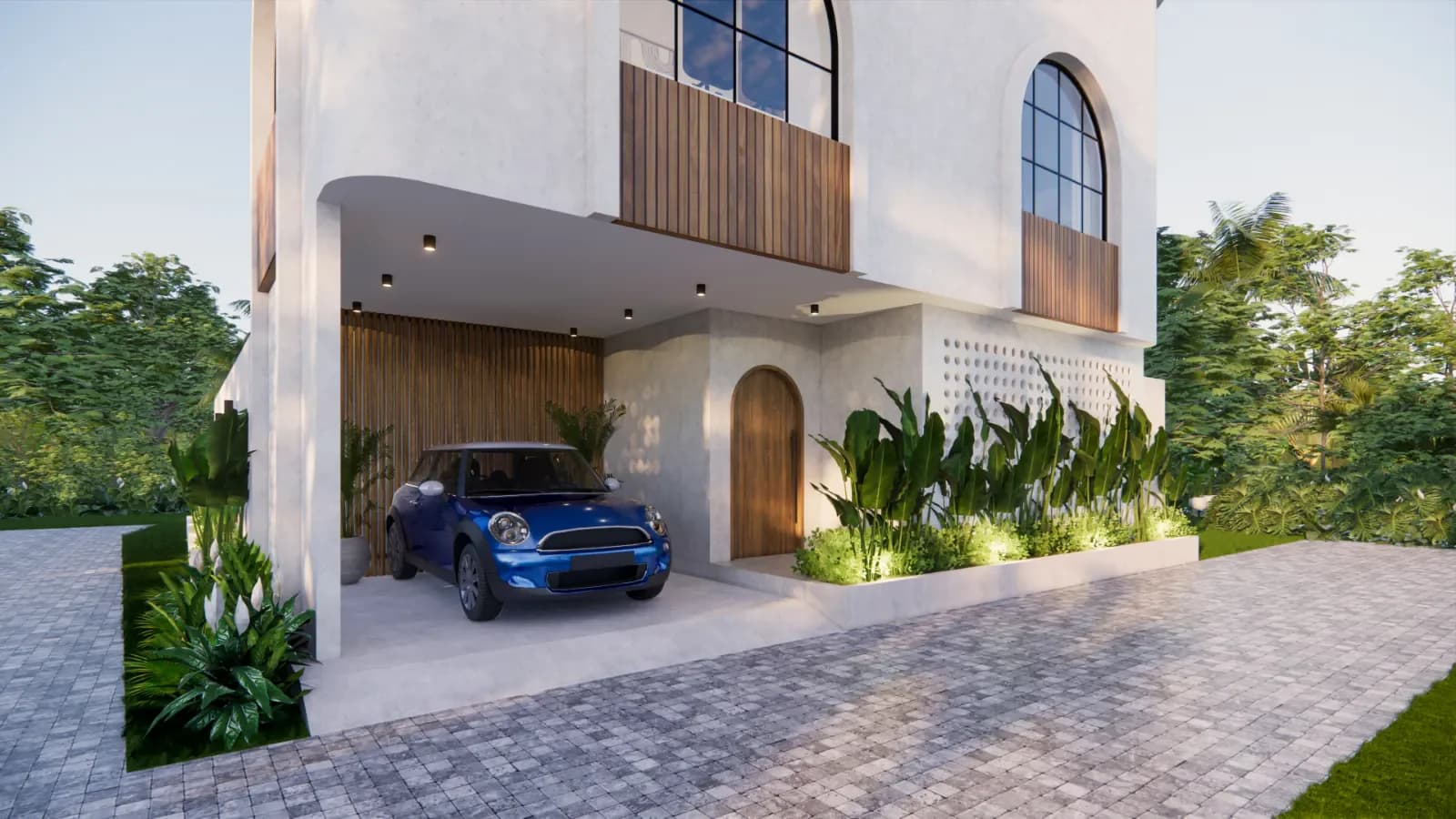 Delgado Villa - Modern Tropical villa by Balitecture