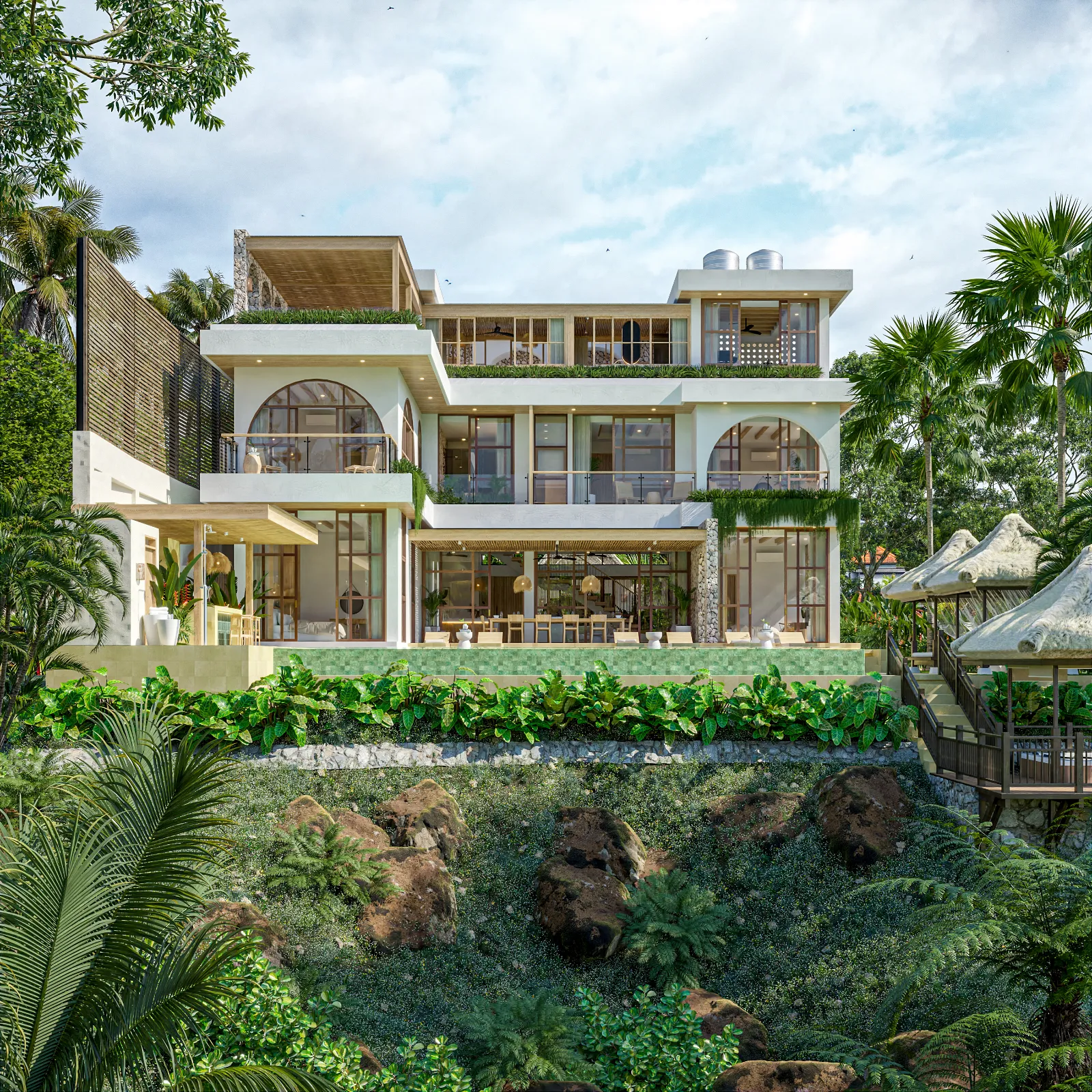 GJ Villa - design by Balitecture