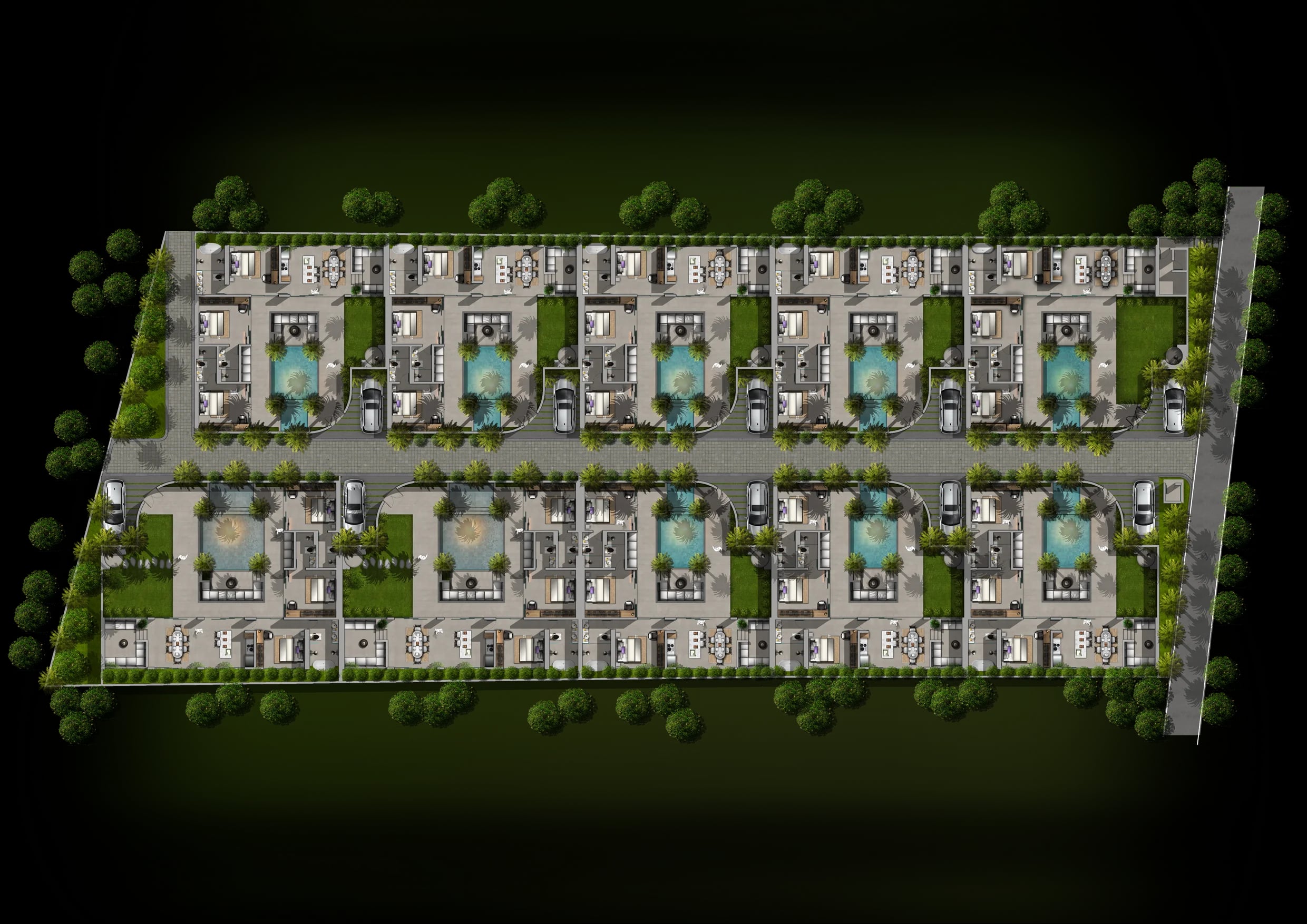 Nisi Villas site master plan