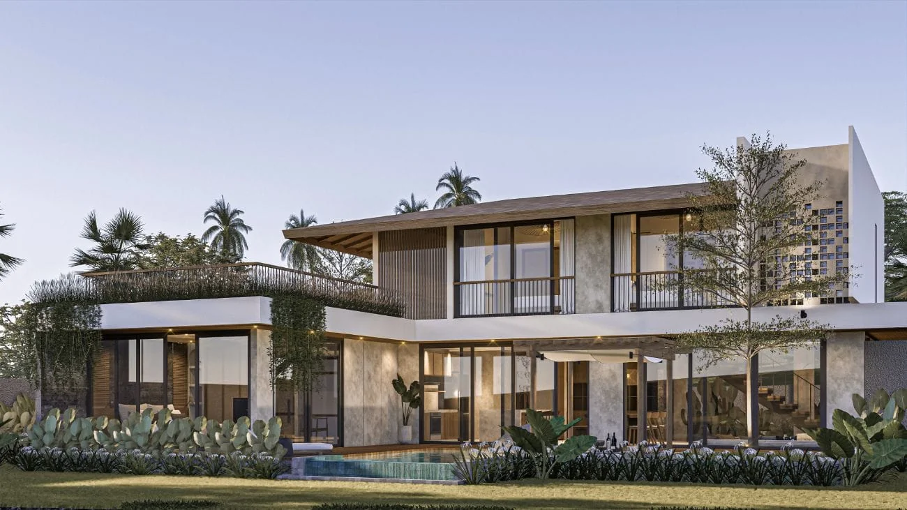 Praya - Modern Tropical villa by Balitecture
