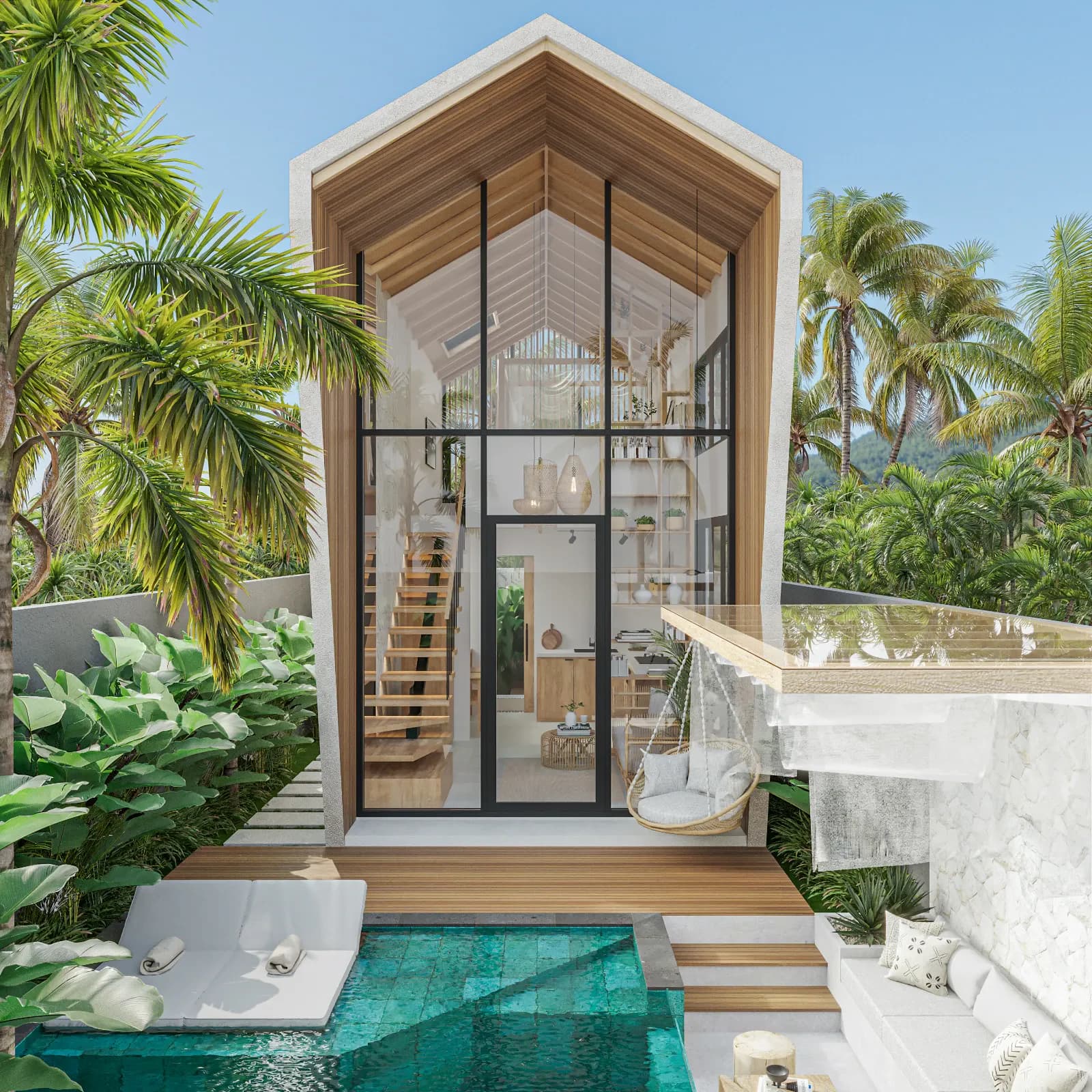 Santala Uluwatu 1 Bedroom - Balitecture villa design in Bali, Indonesia