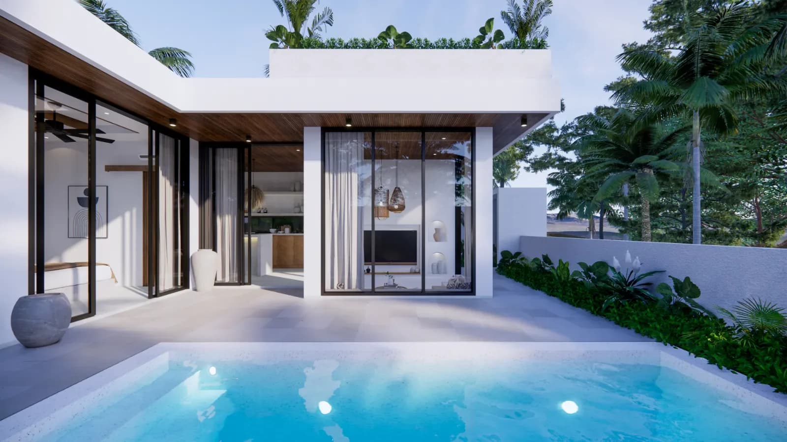 Serenata Villa - Modern Tropical villa by Balitecture