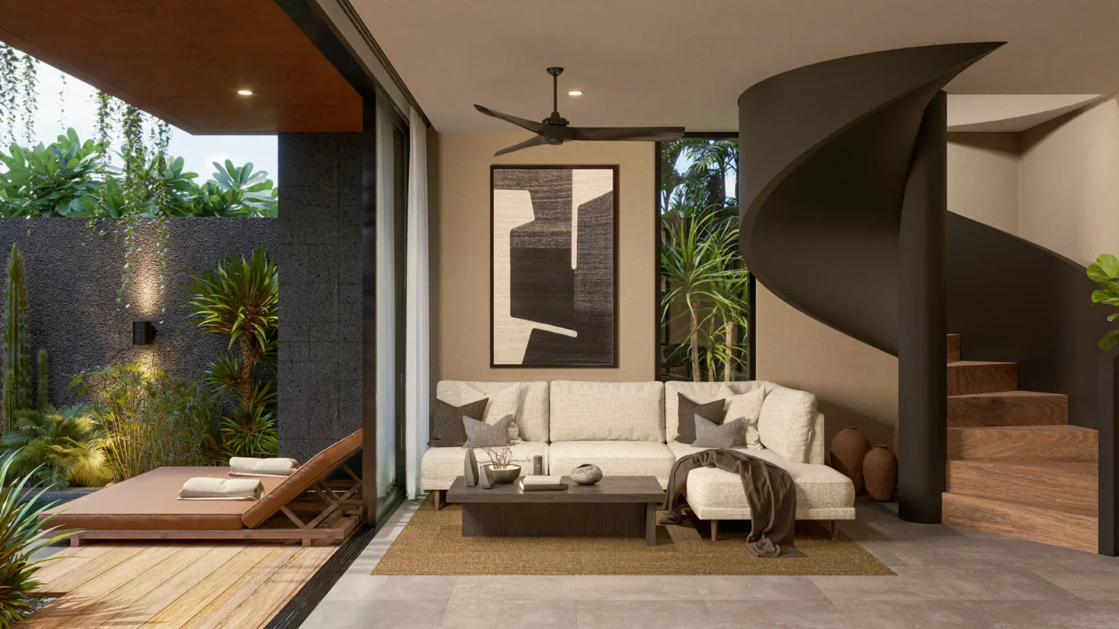 Suku Residences 2 BDR - design by Balitecture