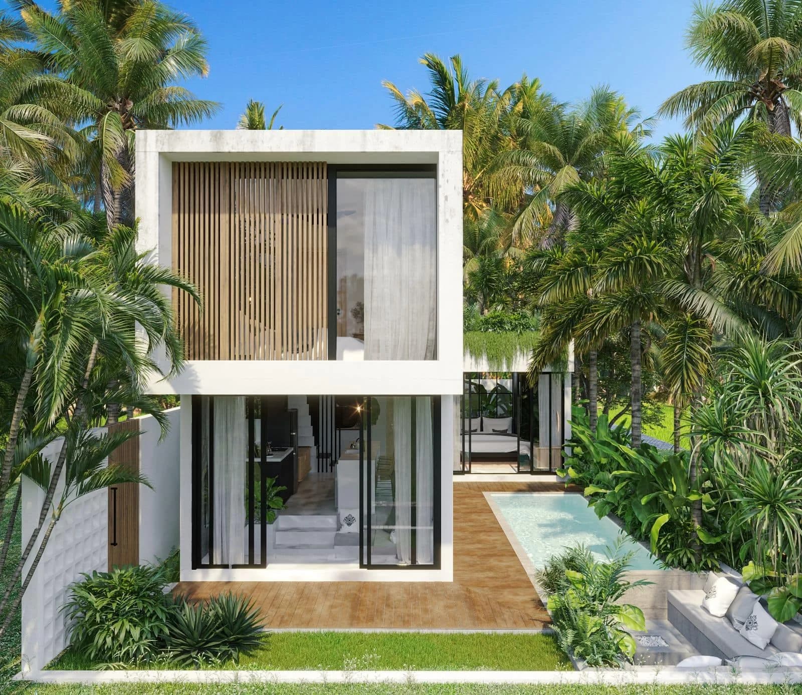 The Abu - Modern Tropical villa by Balitecture