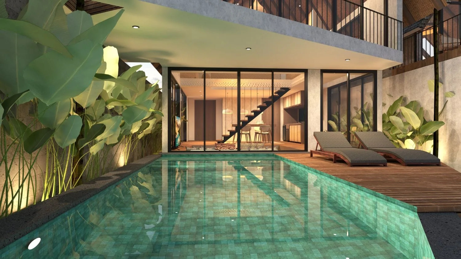 Villa Astu 1 & 2 - design by Balitecture