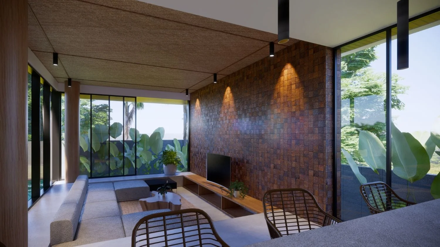 Villa Rotasi - design by Balitecture