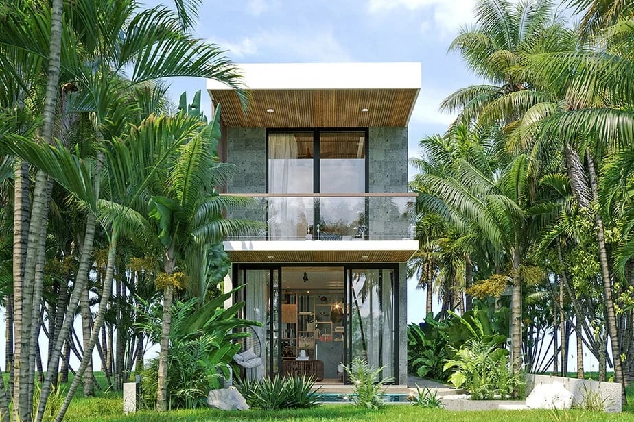 Villa The Hitam - design by Balitecture