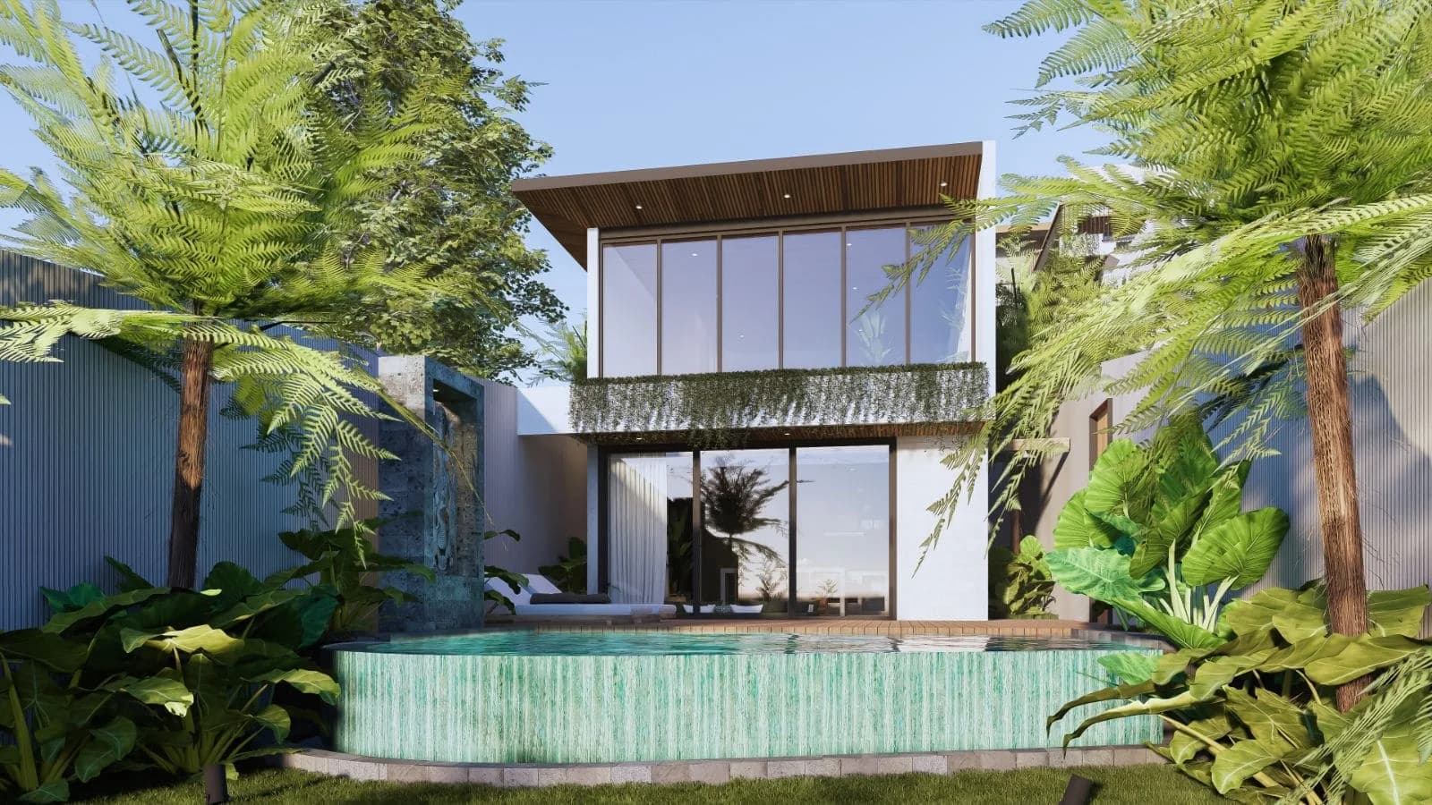 Villa Tundra - Modern Tropical villa by Balitecture