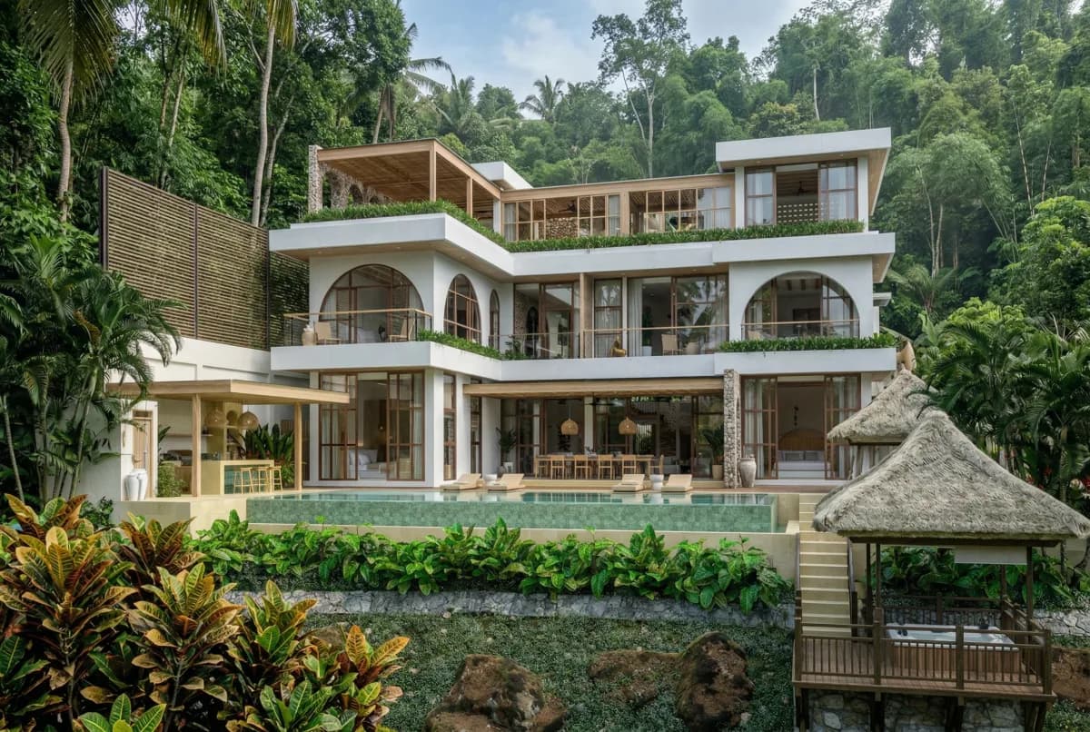 Award-winning architectural villa design by Balitecture in Bali