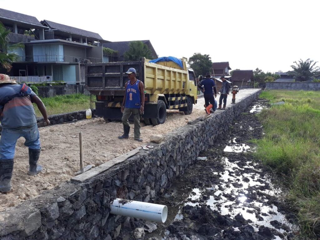 Case study access road construction