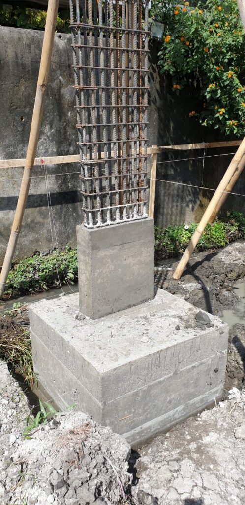 Case study concrete footings