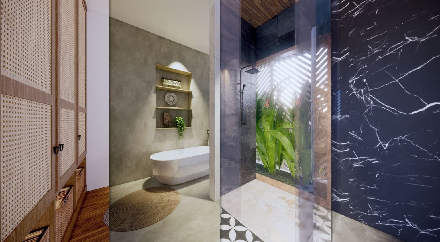 Modern Bathroom Design Inspiration - Bali Architects